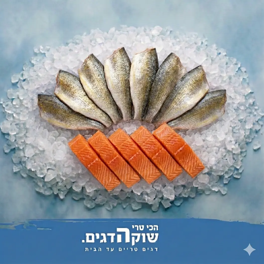 download מארז 8 פילה דניס גדול טרי + 5 מנות סלמון טרי – תמונה 1